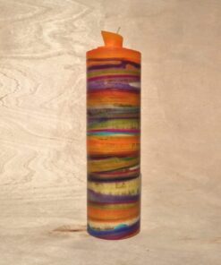 bunte Osterkerze