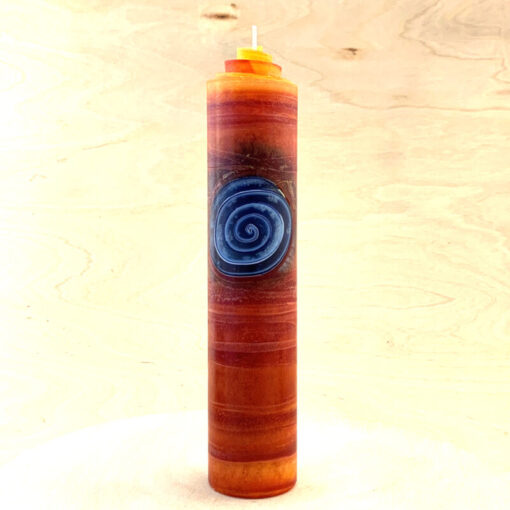Kerze "Feuer und Eis"